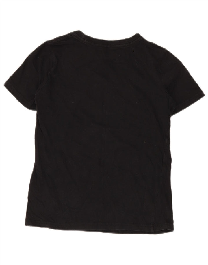 Футболка с рисунком PUMA для мальчиков, топ 10–11 лет, средний черный