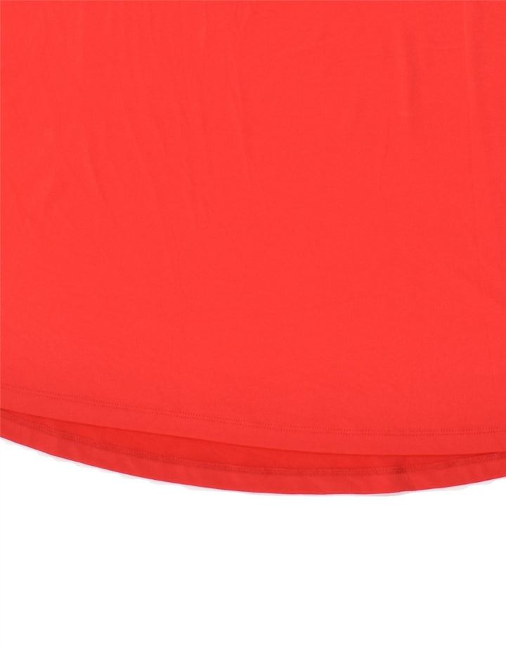 MICHAEL KORS Womens Crop Top UK 20 2XL Red Polyester | Vintage Michael Kors | Thrift | Second-Hand Michael Kors | Used Clothing | Messina Hembry 
