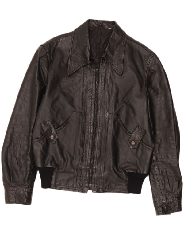 Мужская кожаная куртка Fibok IT 54 2XL черная
