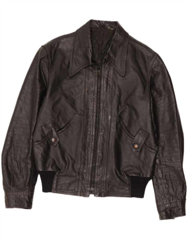 Мужская кожаная куртка Fibok IT 54 2XL черная