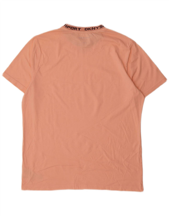 Dkny Мужская футболка с рисунком, большой розовый хлопок