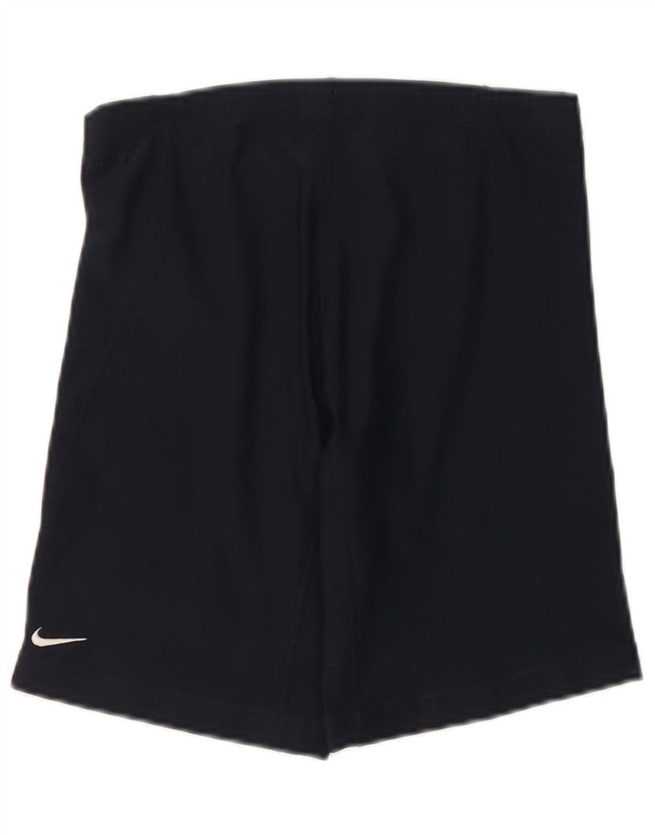Мужские спортивные шорты Nike Dri Fit среднего размера, темно-синие