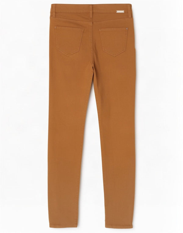 Брюки женские повседневные скинни Massimo Dutti EU 36 XS W26 L29 Бежевые