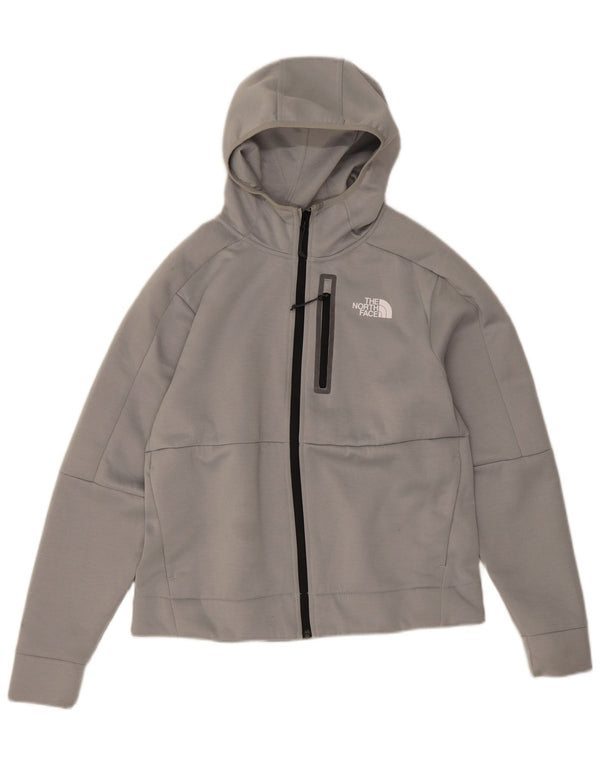 Женский свитер с капюшоном на молнии The North Face UK 12, средний серый полиэстер