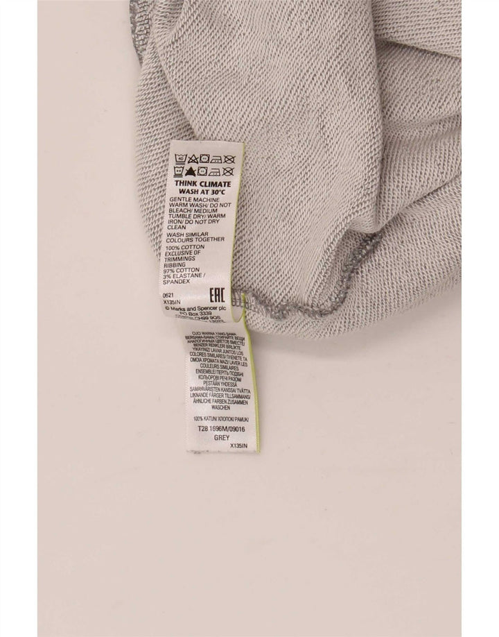 Мужские спортивные брюки Marks & Spencer, большие серые, хлопковые