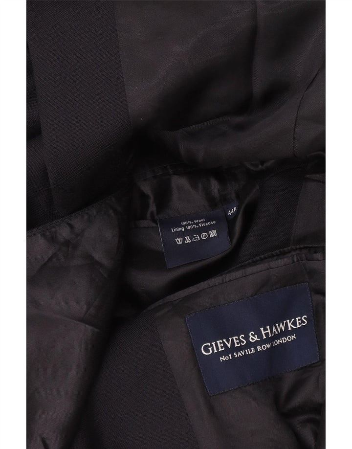 Мужской костюм-двойка Gieves & Hawkes UK 44 2XL W38 L30 Темно-синий