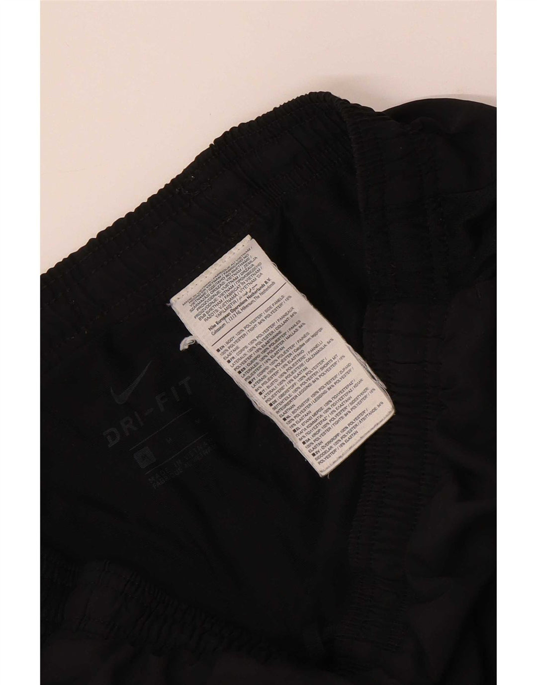 Мужские спортивные шорты Nike Dri Fit, средний черный полиэстер