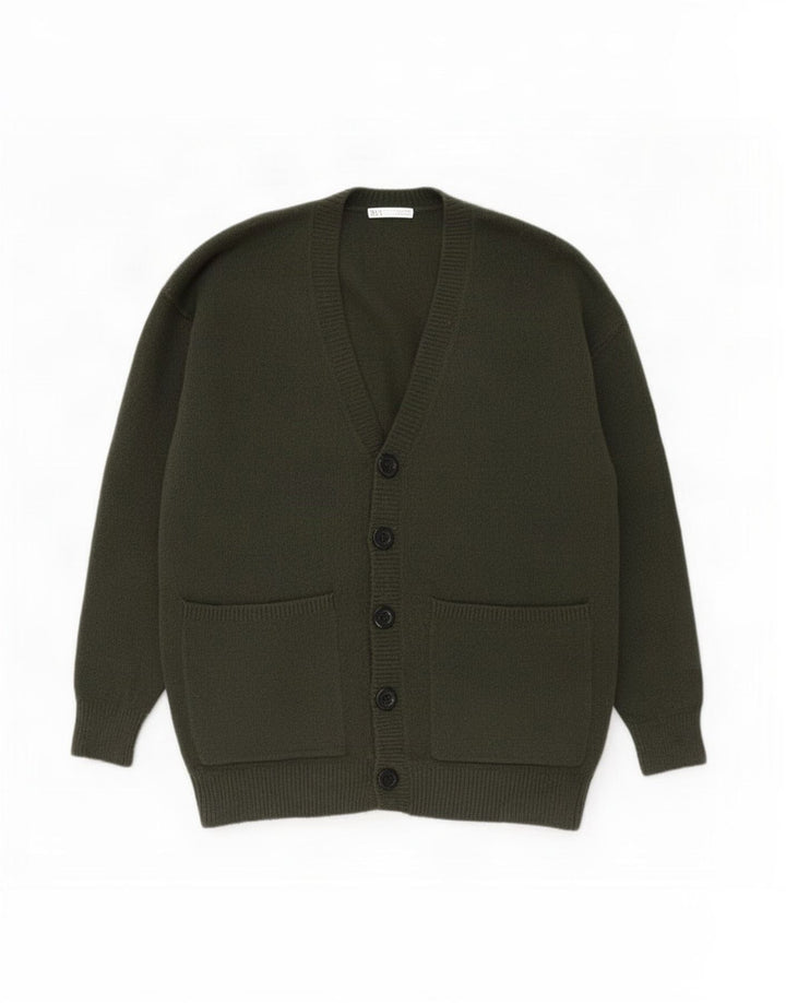 Мужской кардиган Zara, средний хаки, акрил