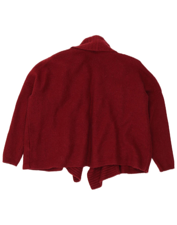 Женский укороченный кардиган с рукавами 3/4 Massimo Dutti UK 14, средний бордовый