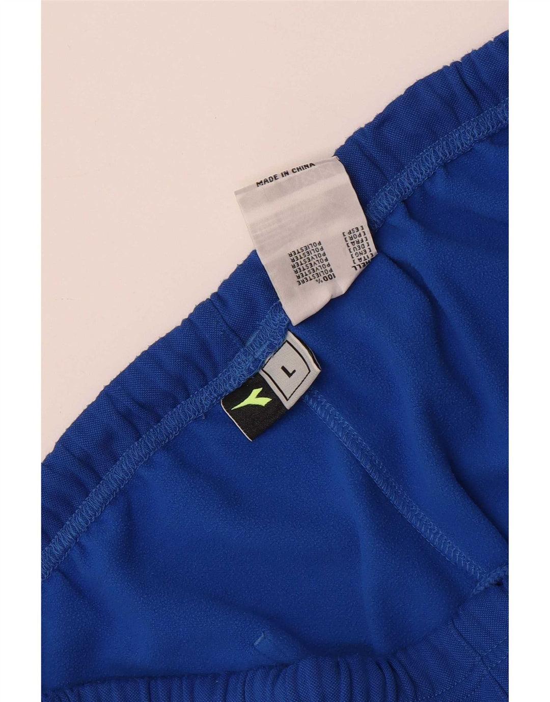 Мужские спортивные брюки Diadora, джоггеры, большие синие, полиэстер