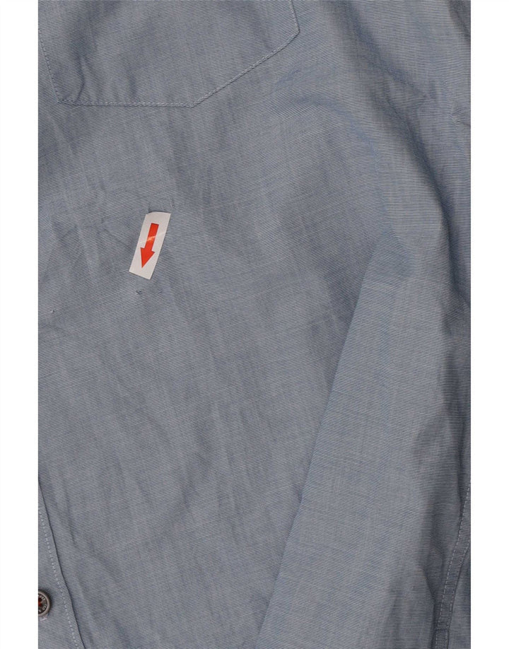 Мужская рубашка Ted Baker, размер 5 XL, синяя, хлопок