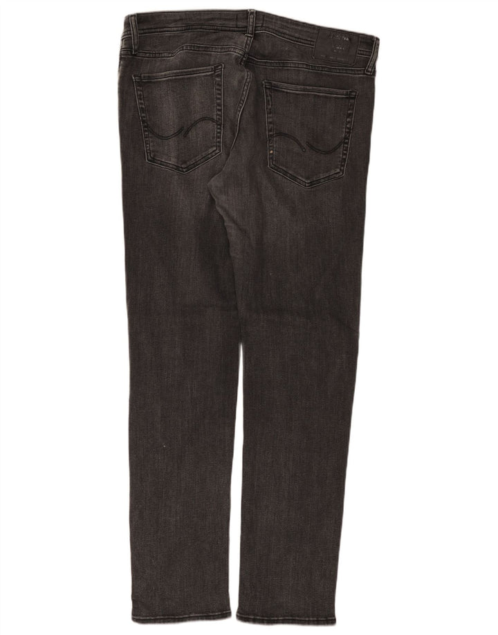 Мужские узкие джинсы Jack & Jones W36 L32, серый хлопок