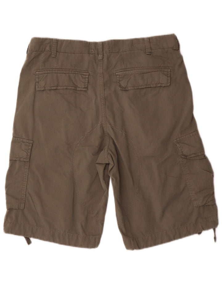 Jack & Jones Мужские шорты карго маленькие W29 Хаки Хлопок