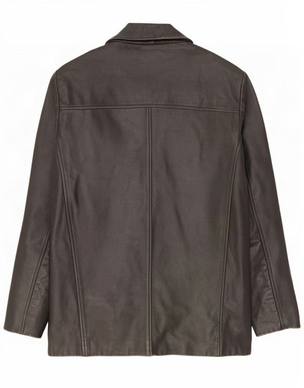 Куртка мужская кожаная MONTANA UK 44 2XL черная