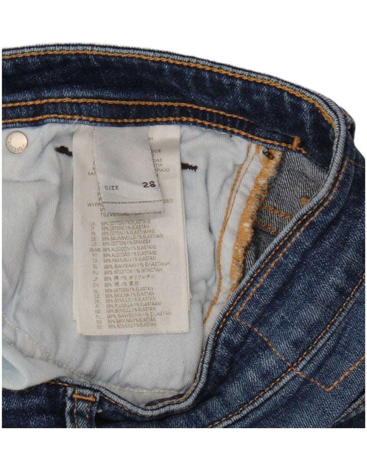 Женские узкие джинсы Diesel W28 L26, синие, хлопок