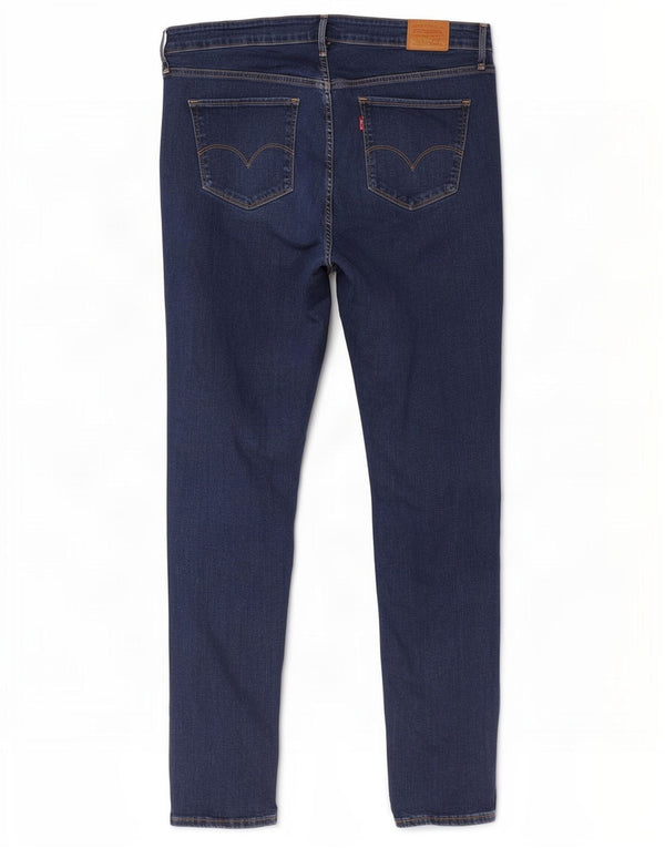 Женские джинсы скинни Levi's, Великобритания 20 2XL W40 L30, синий хлопок