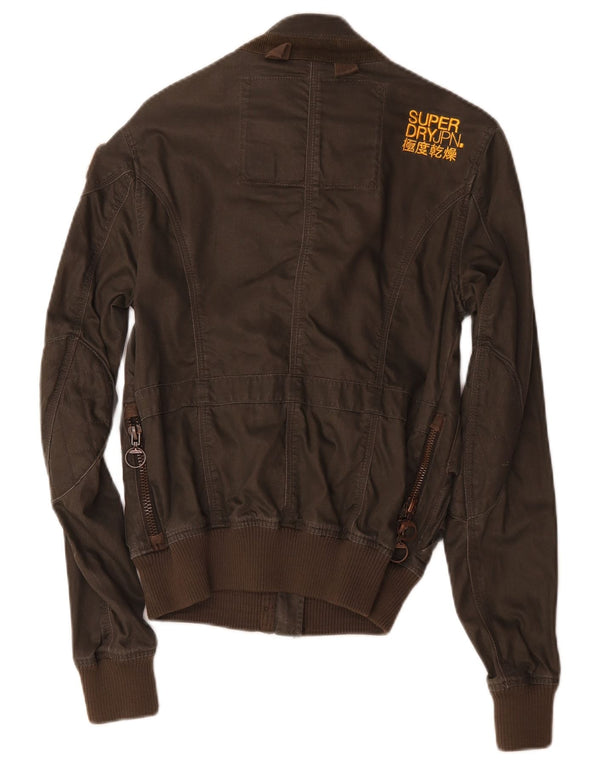 Женский бомбер Superdry UK 14 Средний Коричневый