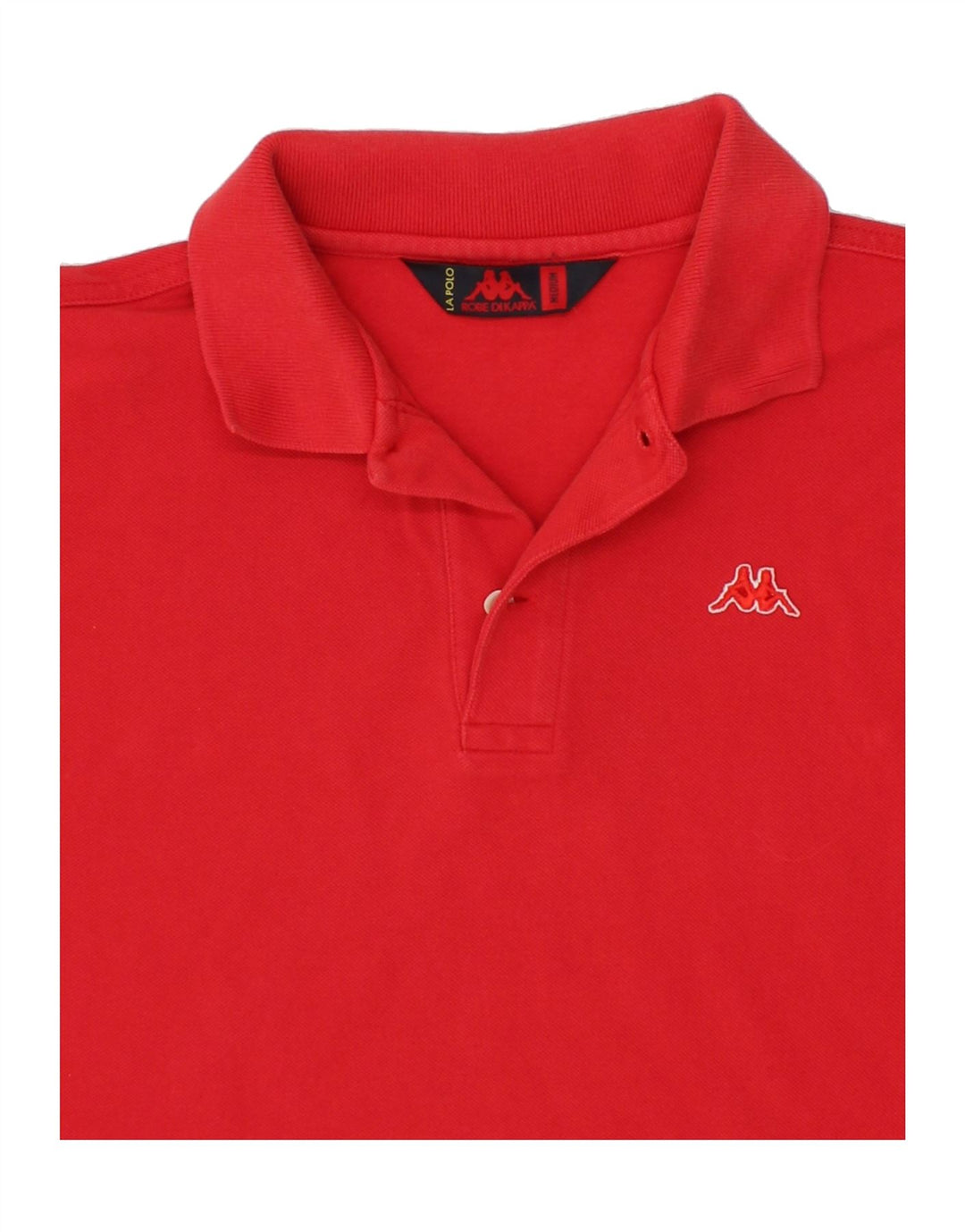 KAPPA Mens Polo Shirt Medium Red Cotton Vintage Kappa and Second-Hand Kappa from Messina Hembry 