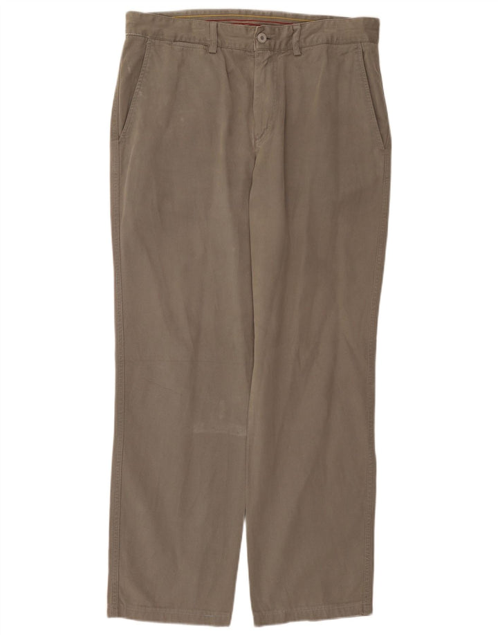 Мужские прямые брюки-чиносы Avirex W36 L29, серые, хлопковые