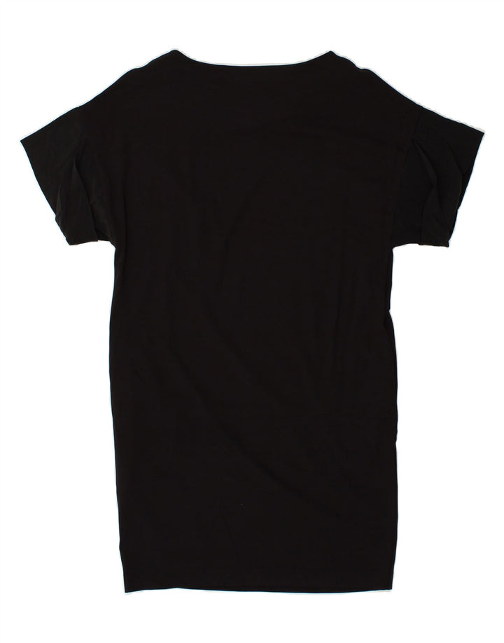 COS Womens T-Shirt Dress UK 6 XS Black Cotton | Vintage Cos | Thrift | Second-Hand Cos | Used Clothing | Messina Hembry 