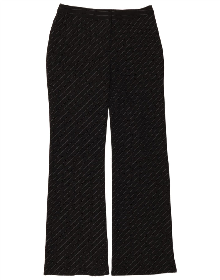 Benetton Женские брюки Bootcut IT 42 Medium W28 L32 Черные в тонкую полоску
