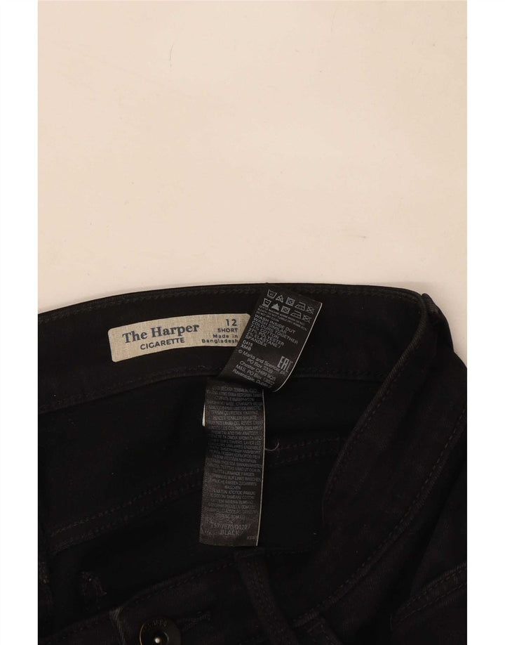 Женские укороченные джинсы Marks & Spencer The Harper UK 12 Medium W30 L24 черные