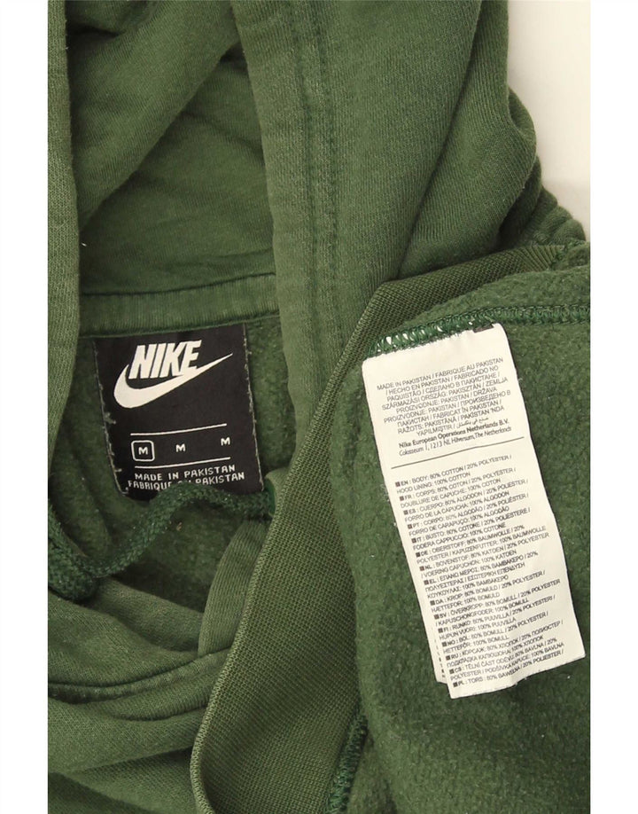 Толстовка-пуловер для мужчин Nike, средний размер, зеленый, хлопок