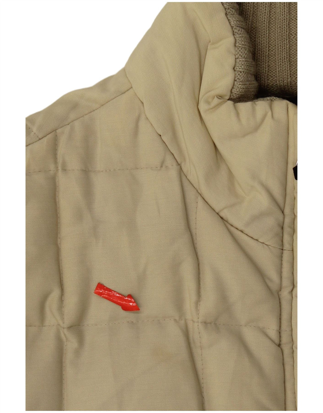 Женская стеганая куртка Woolrich UK 14, большая, бежевая