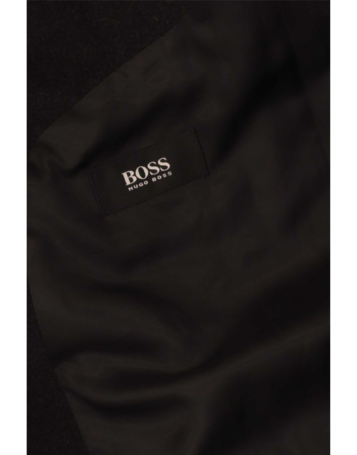 Мужское пальто Hugo Boss UK 40 большое серое