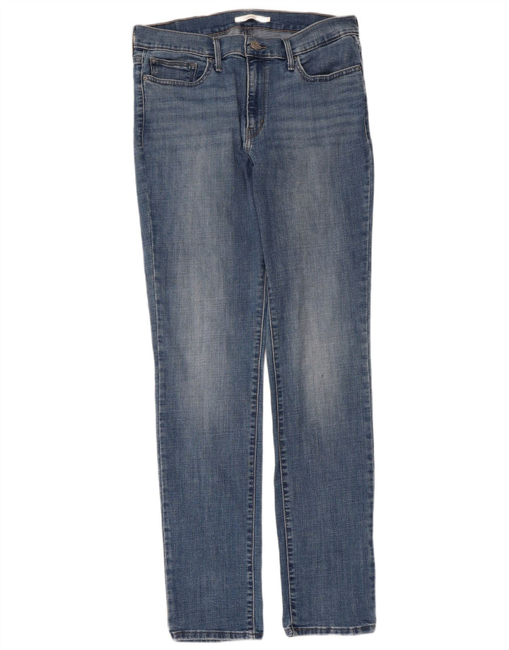 Женские облегающие джинсы Levi's W32 L34, синие, хлопок