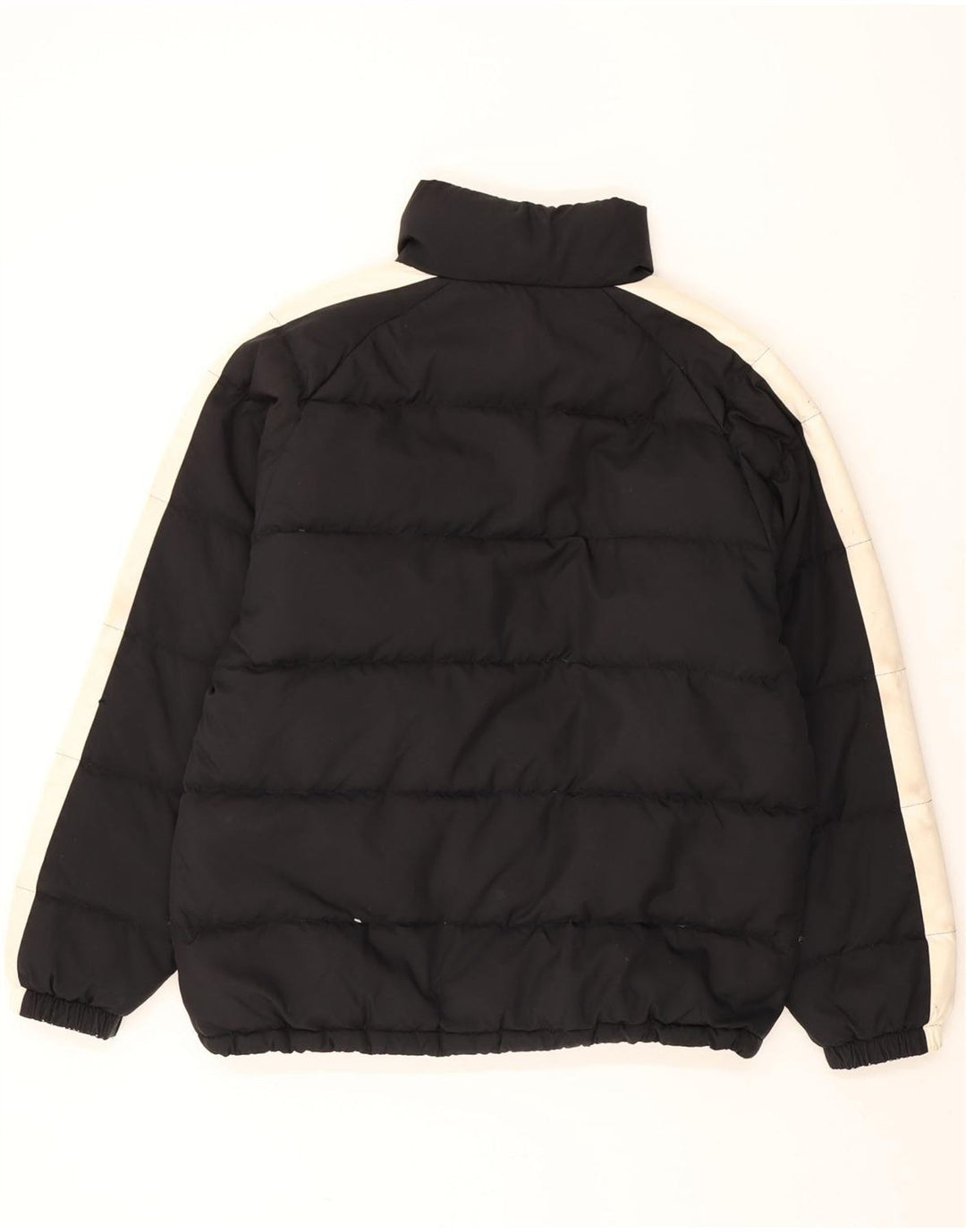 Мужская стеганая куртка Fila IT 50, большая черная, полиэстер с цветными блоками