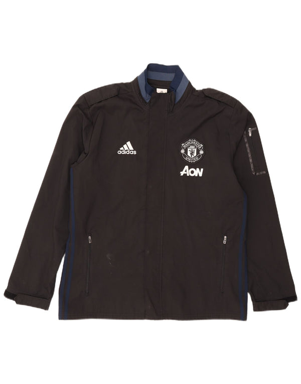 Мужская ветровка Adidas Manchester United UK 40, большая черная