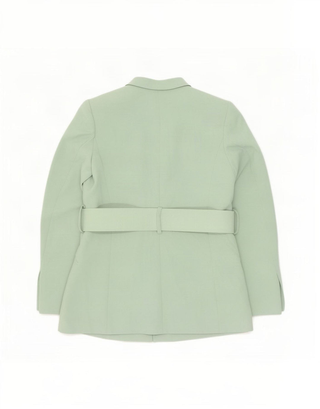 Женский пиджак Zara UK 14, средний зеленый полиэстер
