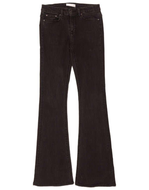 Женские расклешенные джинсы Zara EU 34 2XS W24 L31 Серые