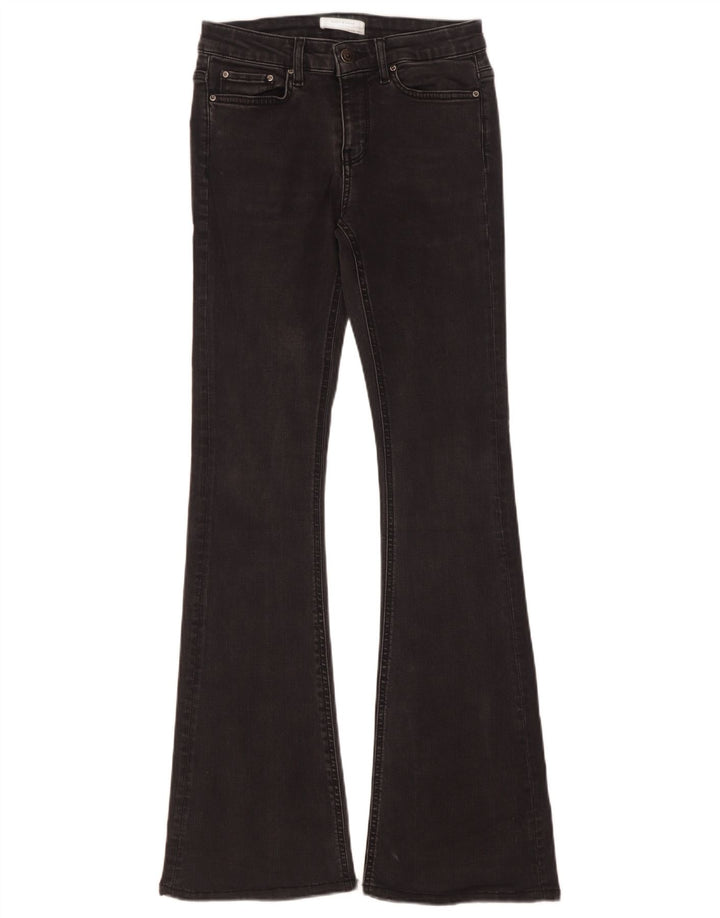 Женские расклешенные джинсы Zara EU 34 2XS W24 L31 Серые