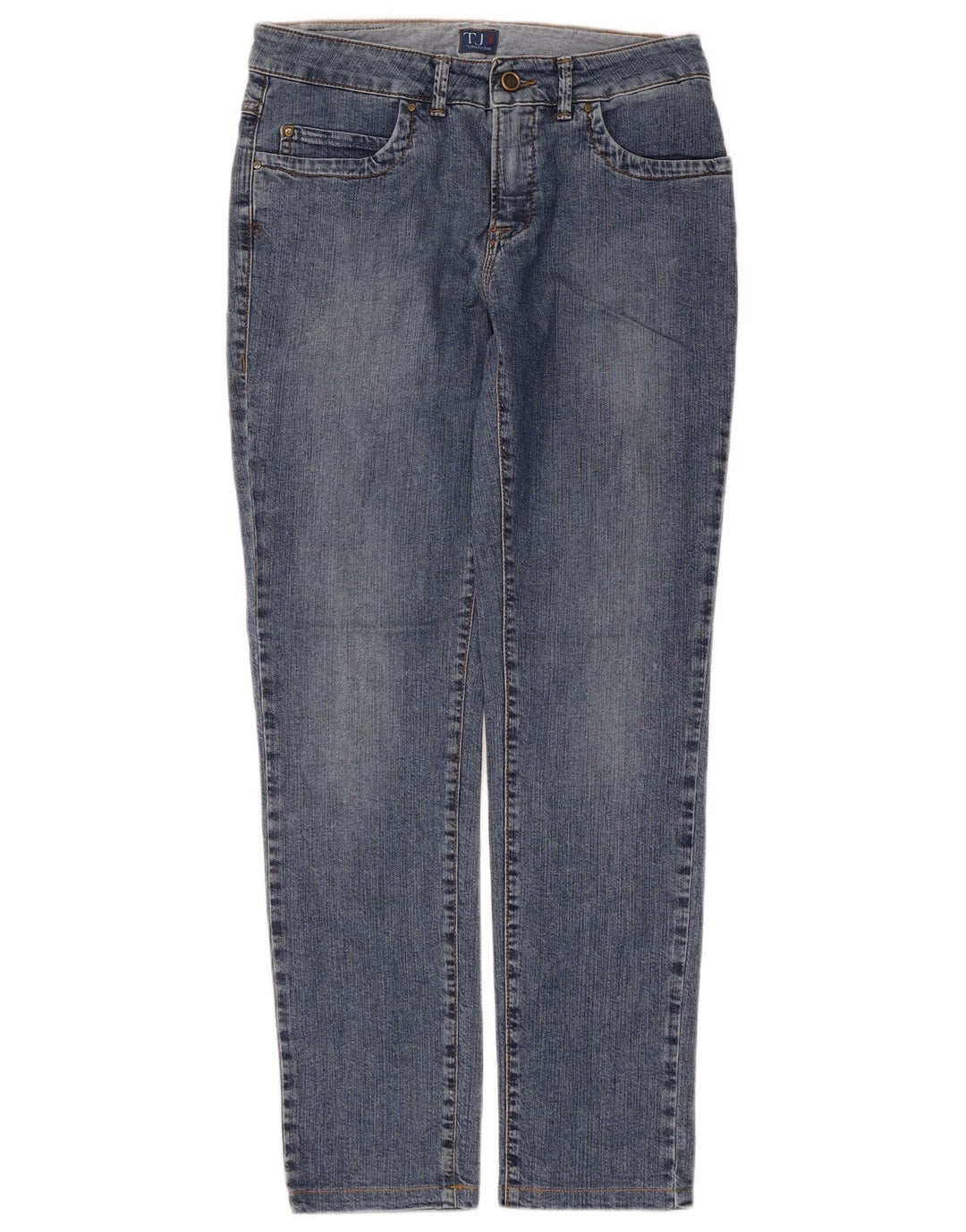 Женские узкие джинсы Trussardi W27 L28 синие, хлопок