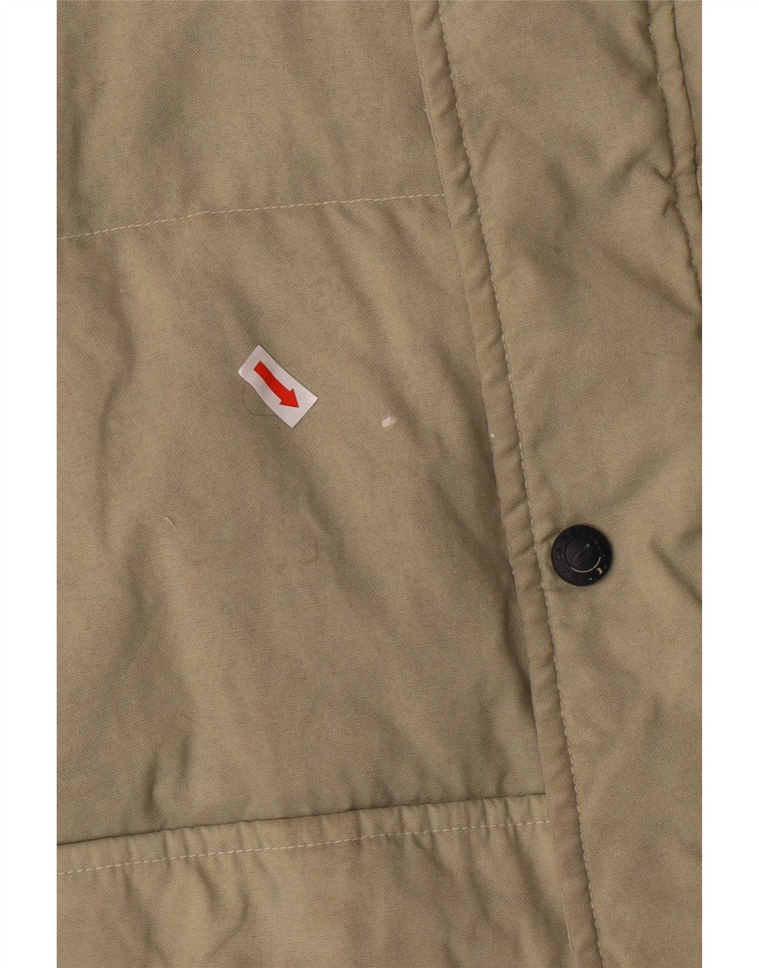 Мужской жилет с подкладкой Asics UK 40, большой, бежевый, полиамид