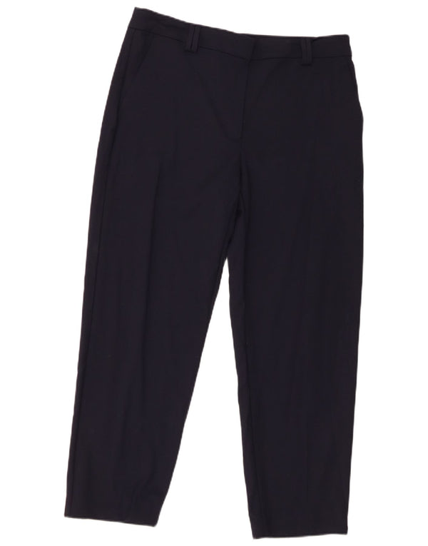 Женские укороченные брюки Marks & Spencer UK 10 Small W32 L26 Темно-синие