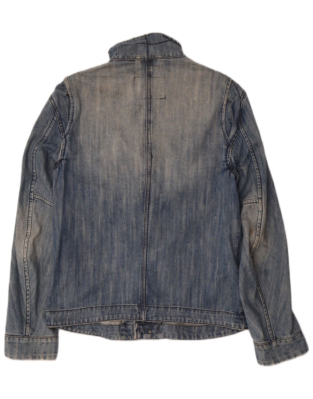 Винтажная мужская джинсовая куртка UK 38 средний синий