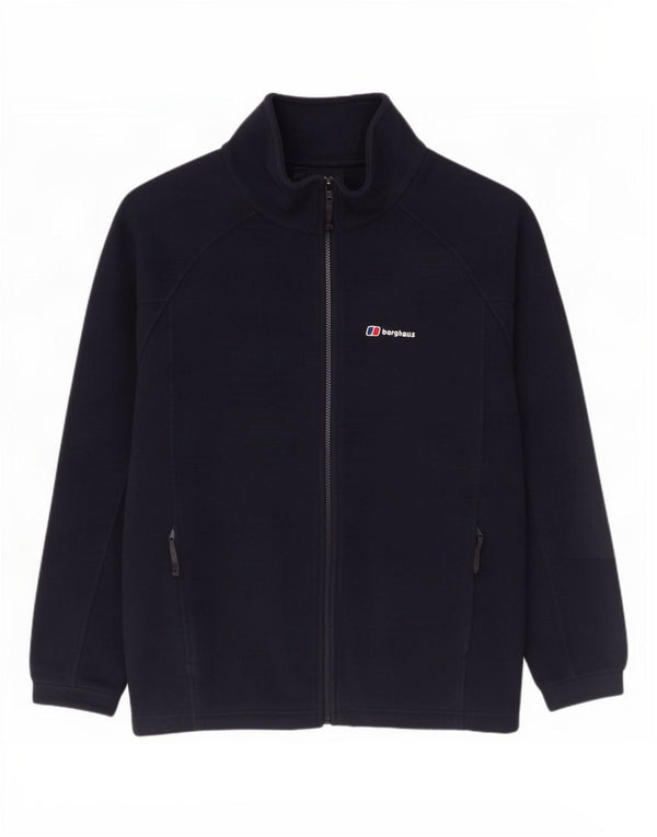 Мужская флисовая куртка Berghaus UK 40, большая темно-синяя, полиэстер