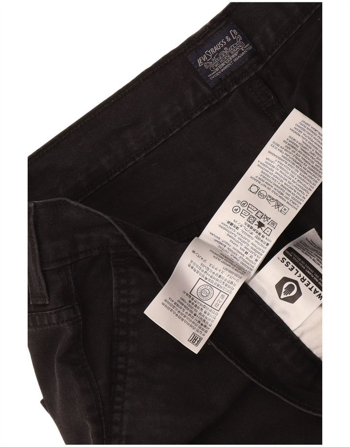 Мужские брюки-чиносы Levi's W36 L30, черные, хлопковые