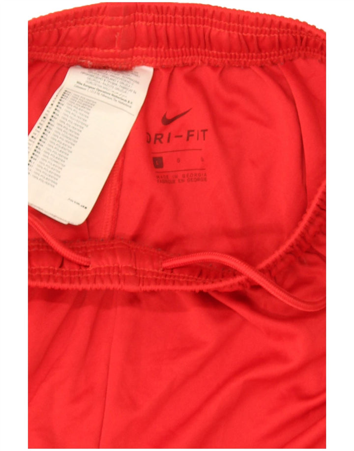 Мужские спортивные шорты Nike Dri Fit, большой красный полиэстер