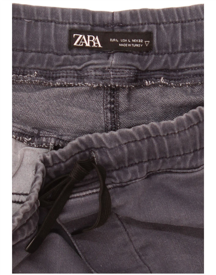 Мужские шорты чинос Zara, большие W32, темно-синие