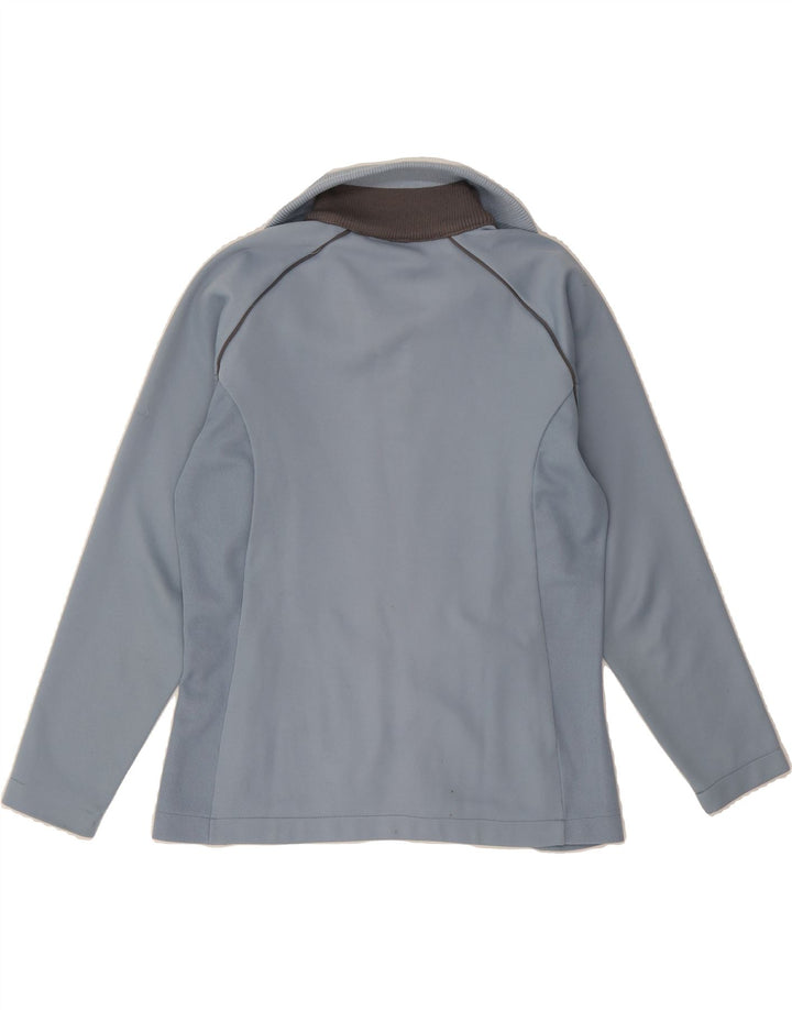 ASICS Womens Tracksuit Top Jacket UK 12 Medium Blue Polyester Vintage Asics and Second-Hand Asics from Messina Hembry 