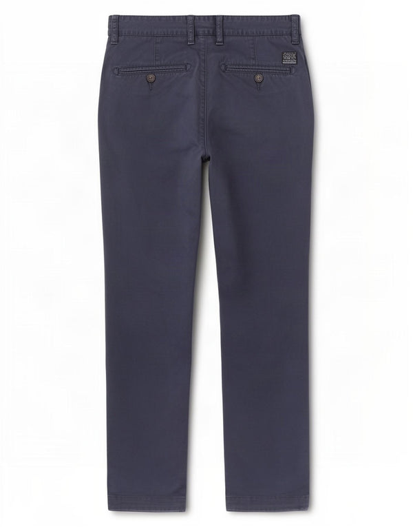 Мужские узкие брюки-чиносы Ted Baker W30 L31 синие, хлопок