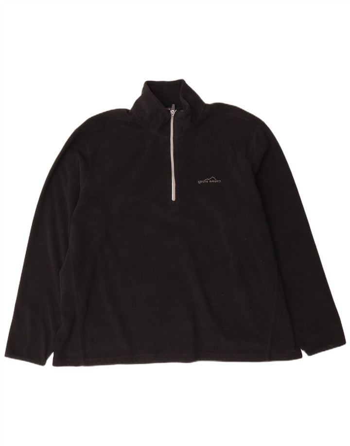 Мужской флисовый джемпер Eddie Bauer 2XL, черный полиэстер