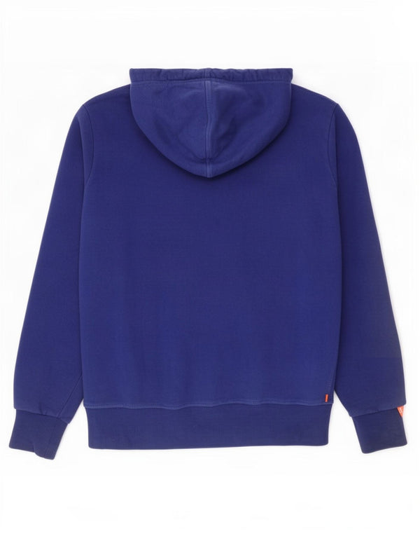 Мужской свитер с капюшоном на молнии Superdry 2XL, синий хлопок