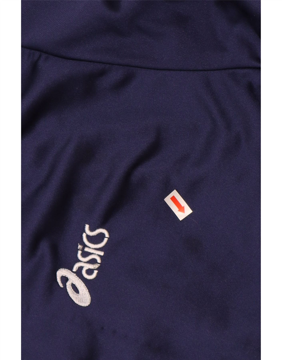 Мужской спортивный костюм ASICS с графическим рисунком, верхняя куртка XL, темно-синий, полиамид с цветными блоками