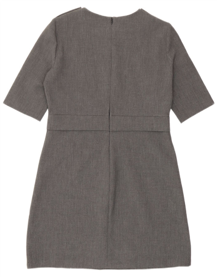 Женское платье прямого кроя Zara UK 12, средний серый