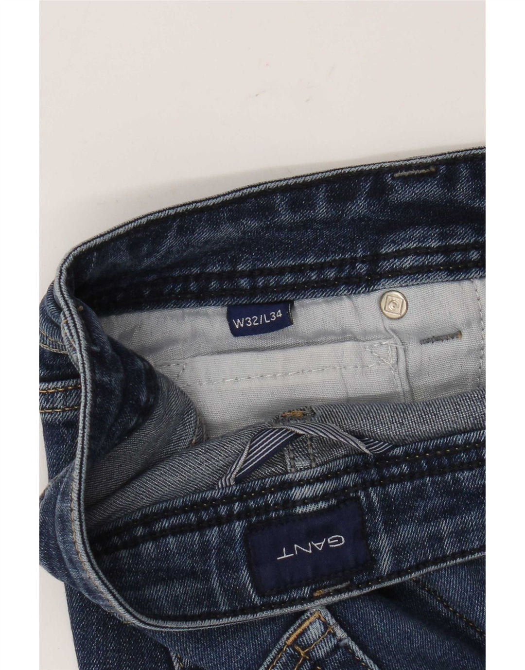 Джинсы мужские узкие Gant W32 L31 синие